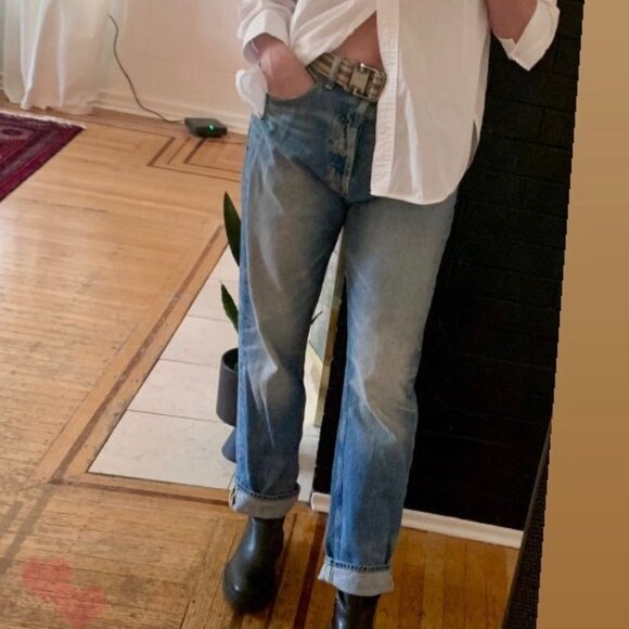 Essentials Fear of God Blue Faded Jeans size 28 - Picture 4 of 6